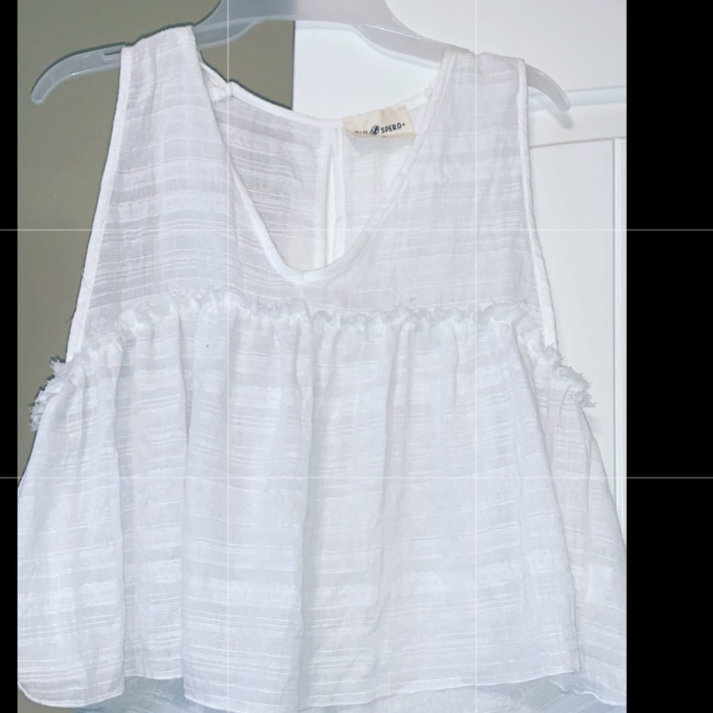 Blue spero baby doll top